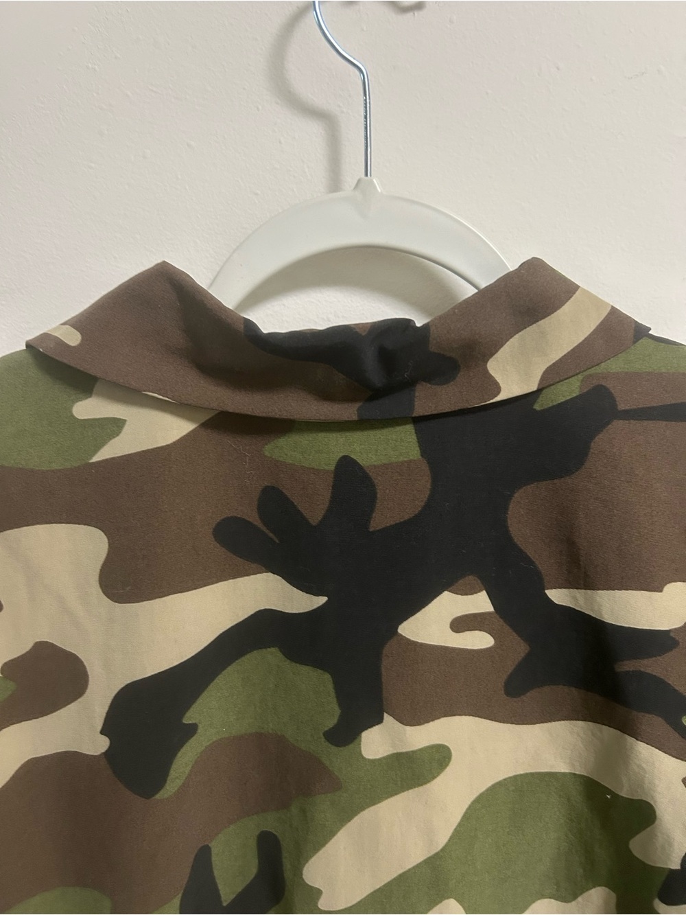 Fear of God ESSENTIALS Woodland Camo Trench Jacket Size XL (Oversize) NWT - Picture 3 of 10